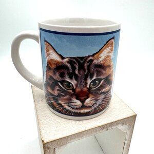 Cool Cat Mug from the 80's Message mugs cat face cat lady mug